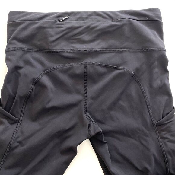 Lululemon Speed Tight II (Mesh) Luxtreme Leggings Pockets Waist Tie Black - Picture 15 of 15